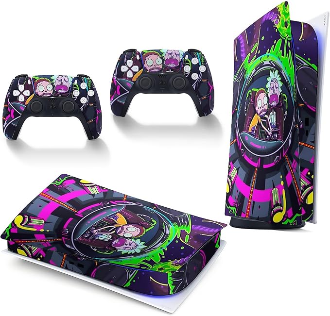 Amazon.com: Vinyl Skins for PS5 Controller and Console,Digital Edition ...