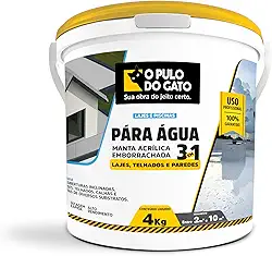 Manta Acrílica Emborrachada - Para Água 4kg (Cinza)