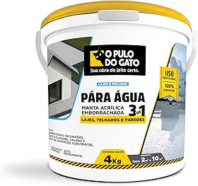 Manta Acrílica Emborrachada - Para Água 4kg (Cinza)