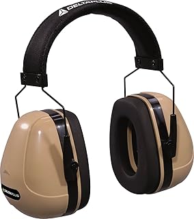 Delta Plus Magny Cours Ear Defenders Hearing Protectors Beige/Black