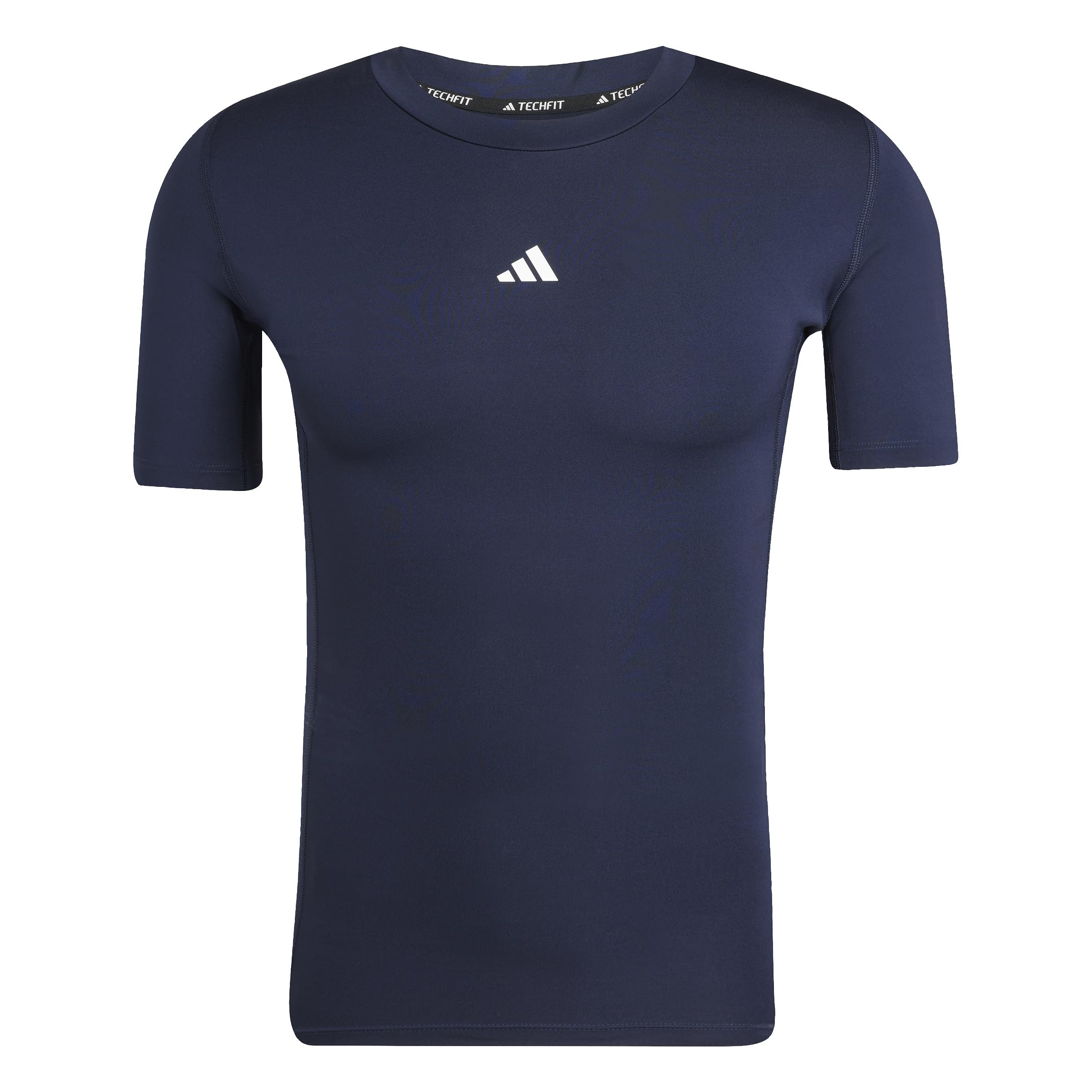 adidas Men's Techfit Compression Training T-Shirt, Legend Ink, L