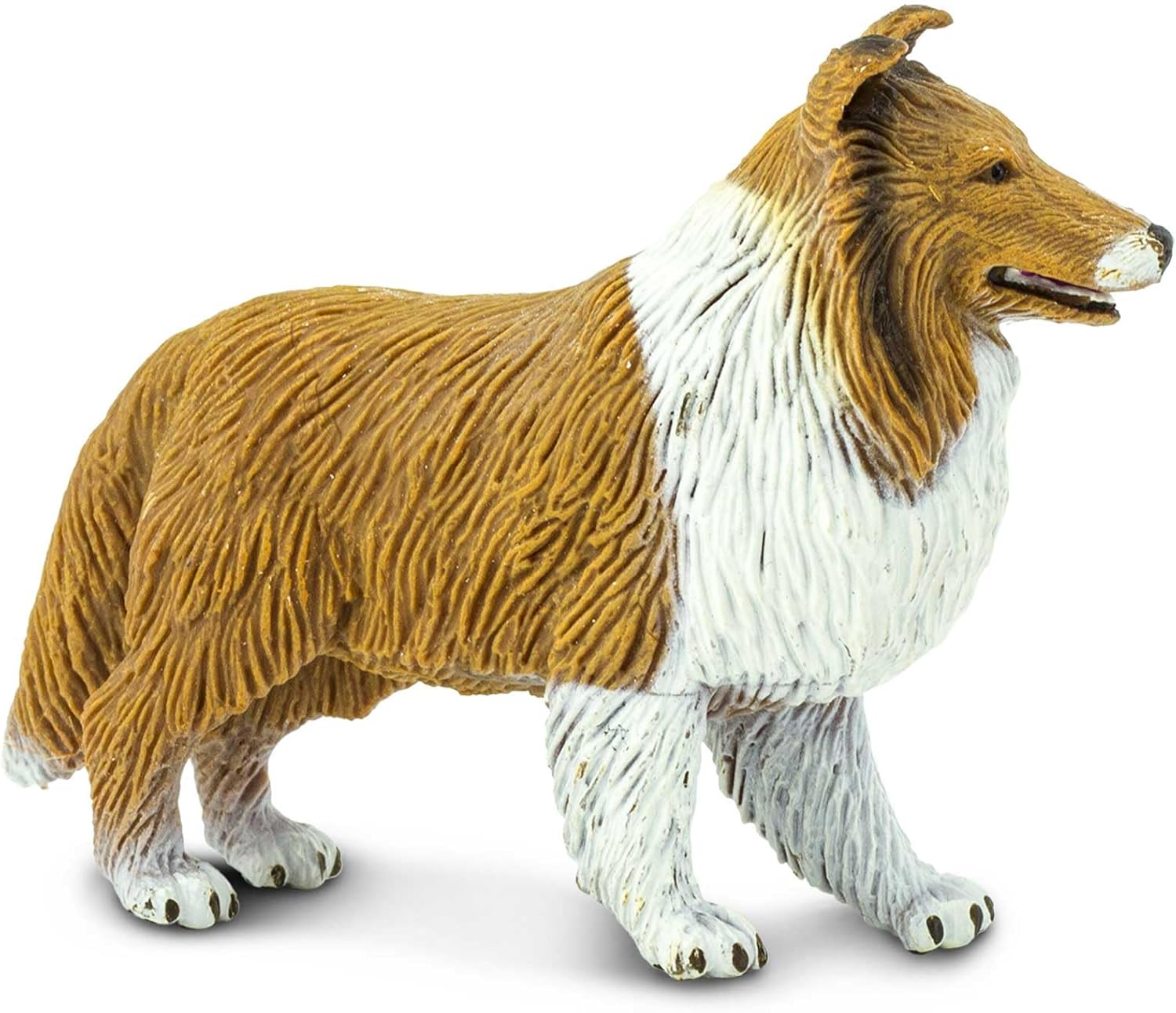 Safari Ltd. Collie Figurine - Lifelike 4" Dog Figure - Educational Toy for Boys, Girls, and Kids Ages 3+