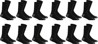 Fruit of the Loom Mens Dual Defense Crew Socks 12-Pack