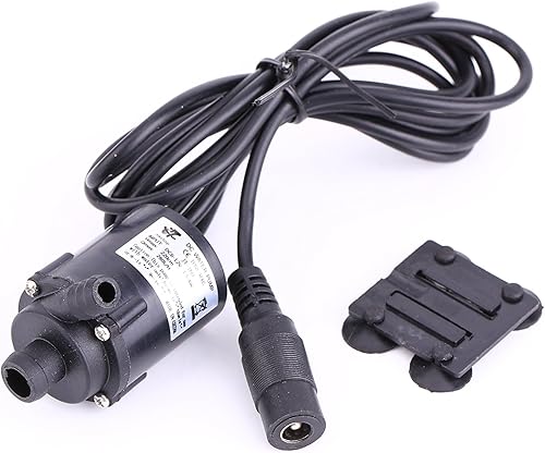 Bomba de agua, bomba de agua sumergible sin escobillas de 6 V-12 V, bomba de agua de baja presión de 200 L  H, micro sin escobillas, bomba de agua