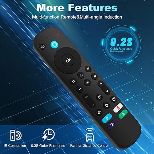 Miniatura 7 de Control remoto de voz de repuesto apto para todos los televisores inteligentes InsigniaToshiba, Smart TV Omni SeriesOmni QLED Series4-Series, para