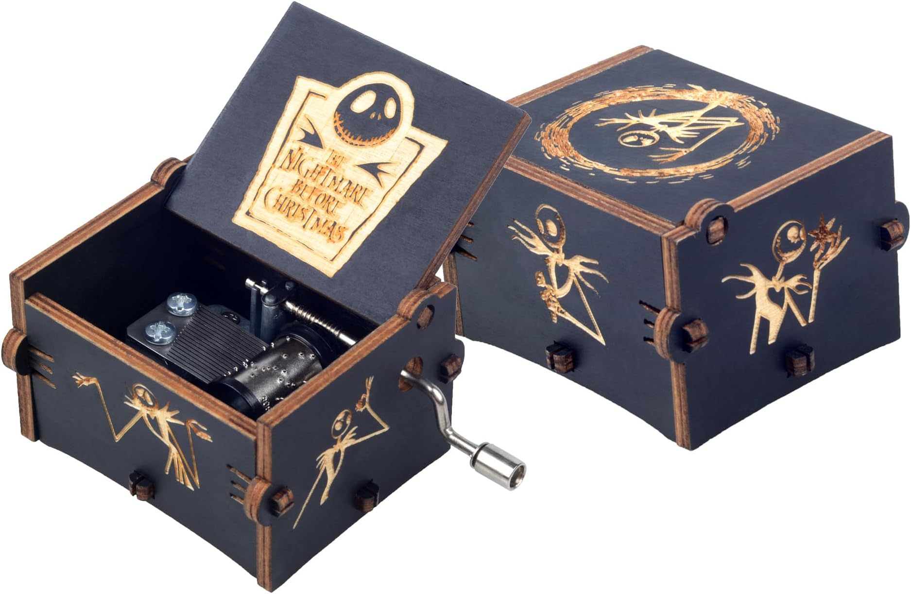 Bolunlun Nightmare Music Box Before Christmas, Carved