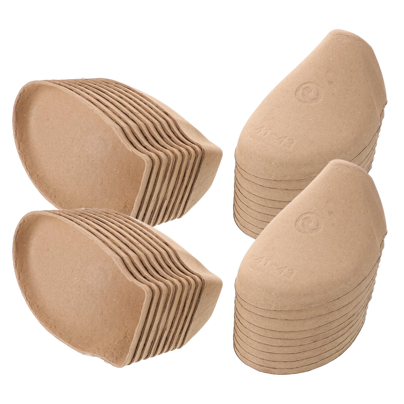 Cabilock 50 Pares Hormas para Zapatos de Tintorería de Pulpa de Papel para Botas y Zapatillas, Soporte Comercial Eu 41-43 Protección Instantánea contra Deformaciones en Ambientes de Alta