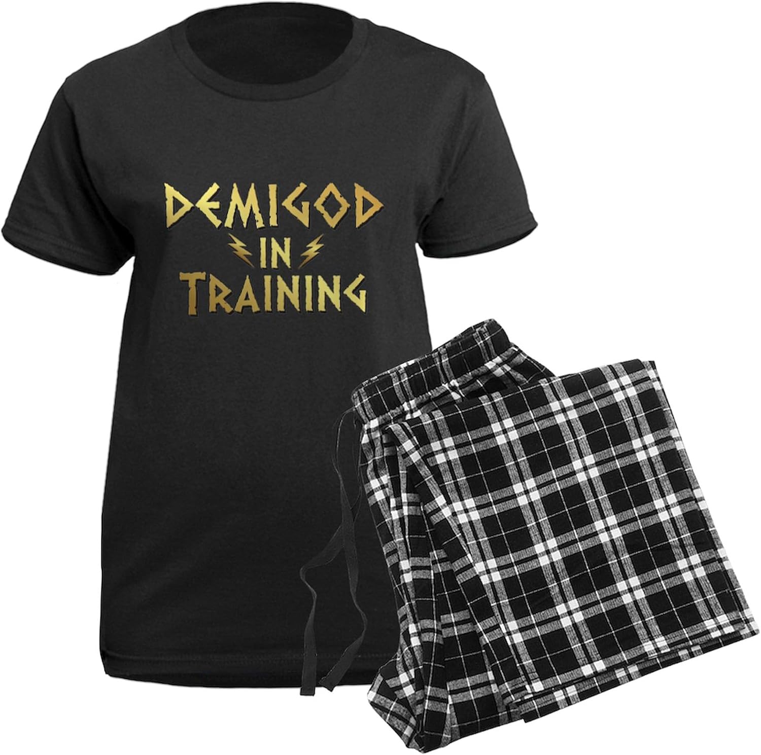 CafePress DEMIGOD in TRAINING Pajamas Womens Novelty PJ Sleepwear