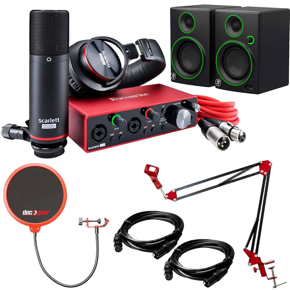 Focusrite Scarlett 2i2 Studio USB Audio Interface (3rd Gen