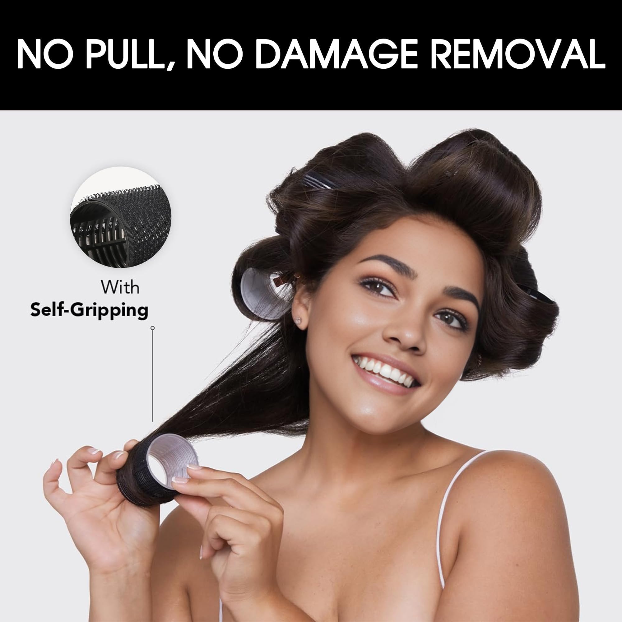 Amazon.com : HYOUJIN 9pc Self-Grip Ceramic Ionic Thermal Hair