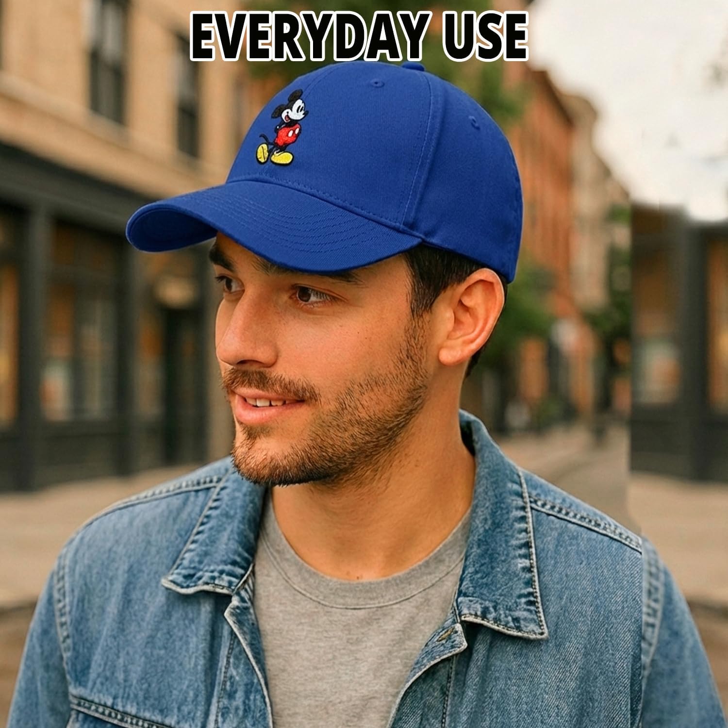 Disney Adult Baseball Cap, Mickey Mouse Adjustable Dad Hat - Image 6