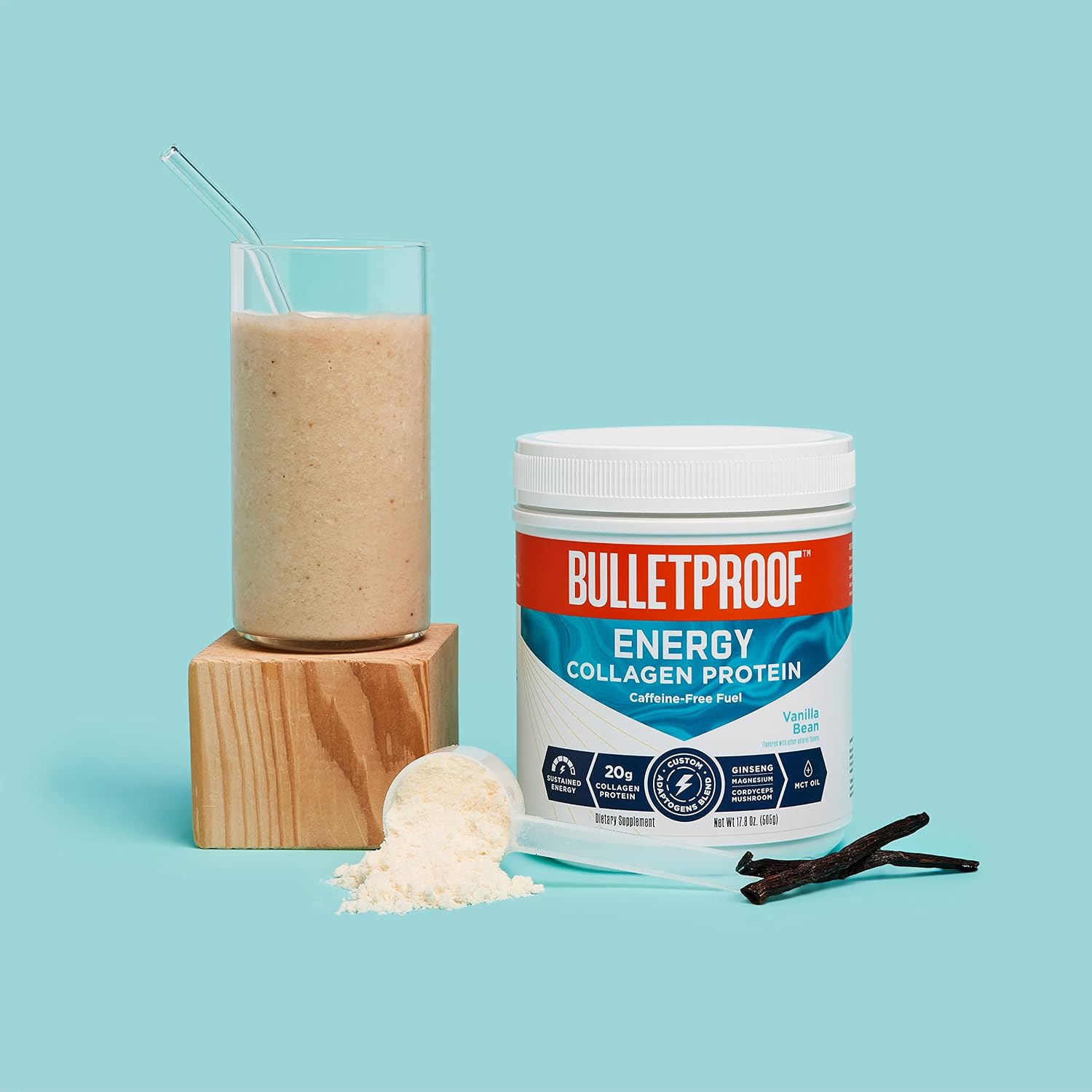 Bulletproof Vanilla Bean Energy Collagen Protein