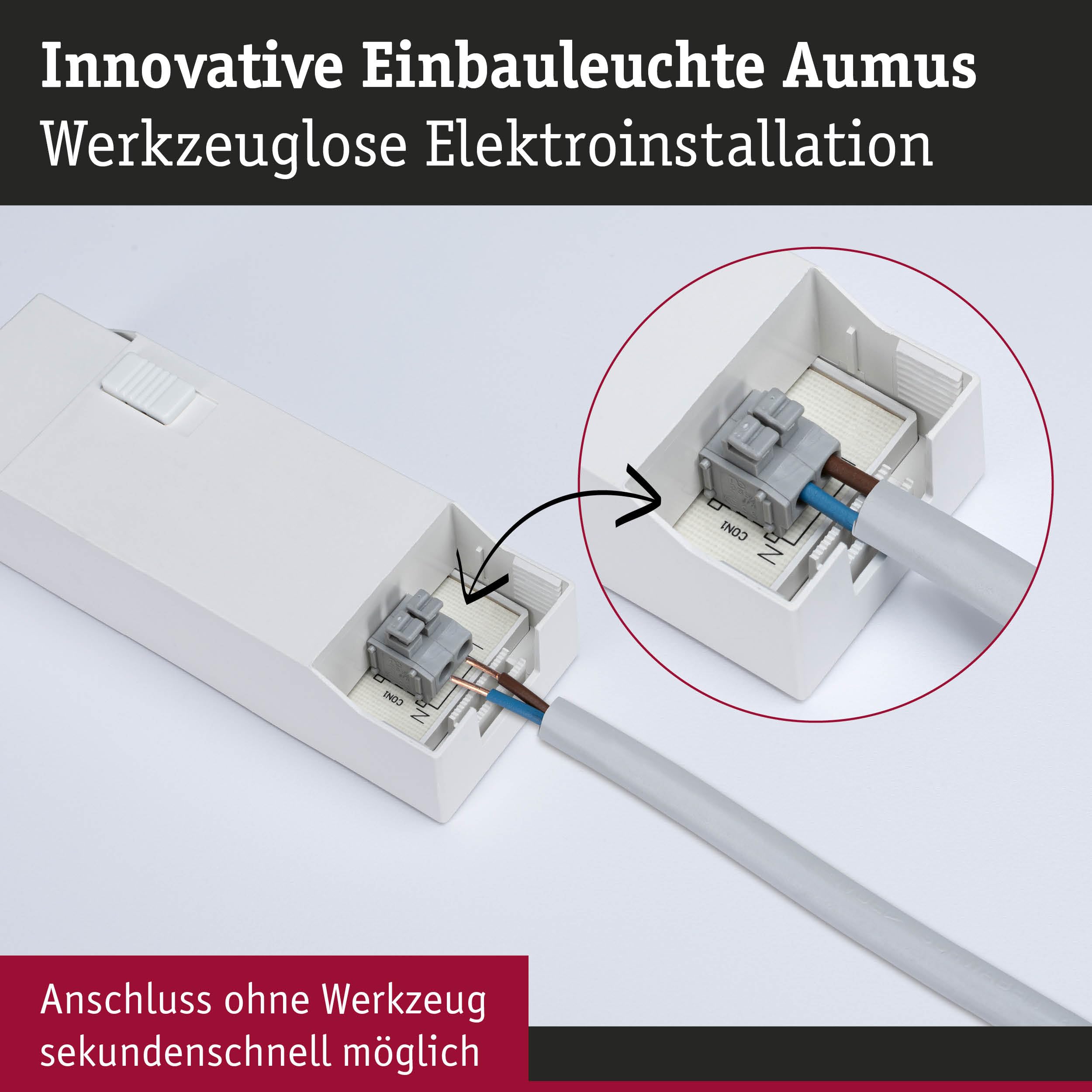 Paulmann EBL Set Aumus schwenkbar LED 3x750lm 2700-6500K 5W 230V Chrom matt