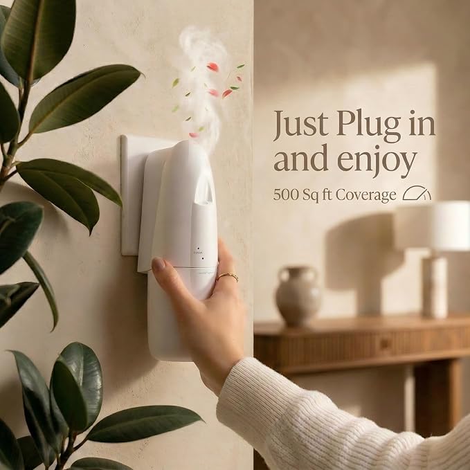 Difusor aromático eléctrico sin agua, 100 ml, cobertura hasta 500 pies cuadrados miniatura 2