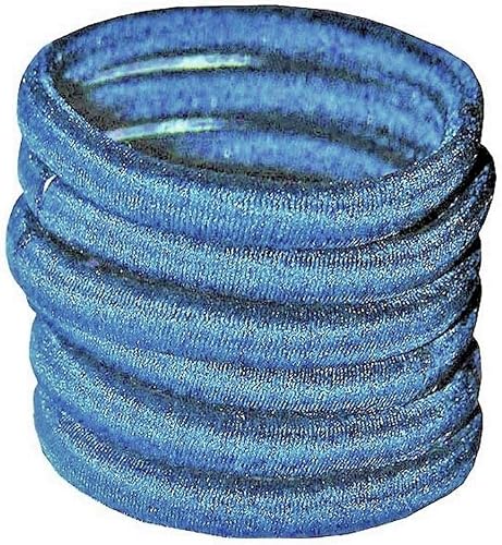 Chic Elastics Non-Join Thick Hairband 6-Piece Set, Royal Blue
