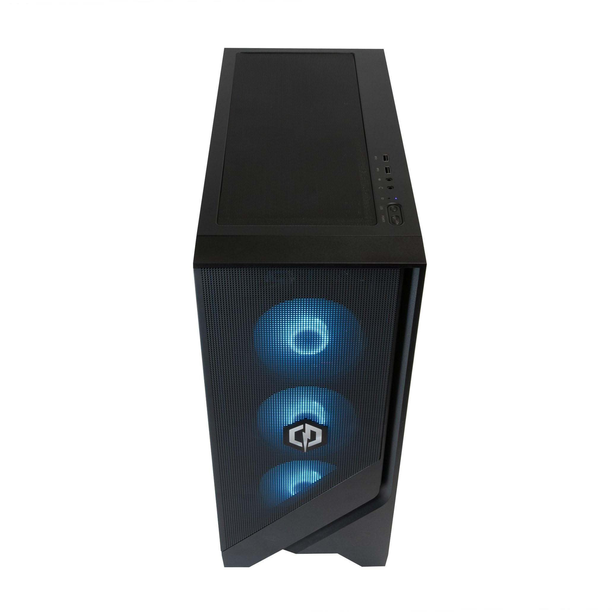 CyberpowerPC x MSI PBM Gaming PC - Intel Core i7 12700KF, Nvidia RTX 5070, 32GB RAM, 2TB NVMe SSD, 850W PSU, Wi-FI, Windows 11, Liquid Cooling, Mag Forge 320R Airflow
