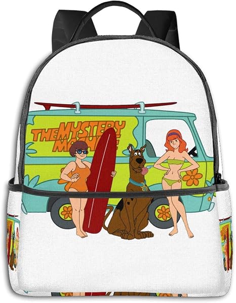 Amazon.com: Mochila Scooby-Doo,Velma-Dinkley y Daphne-Blake Student Black  Edge, talla única , Negro : Ropa, Zapatos y Joyería