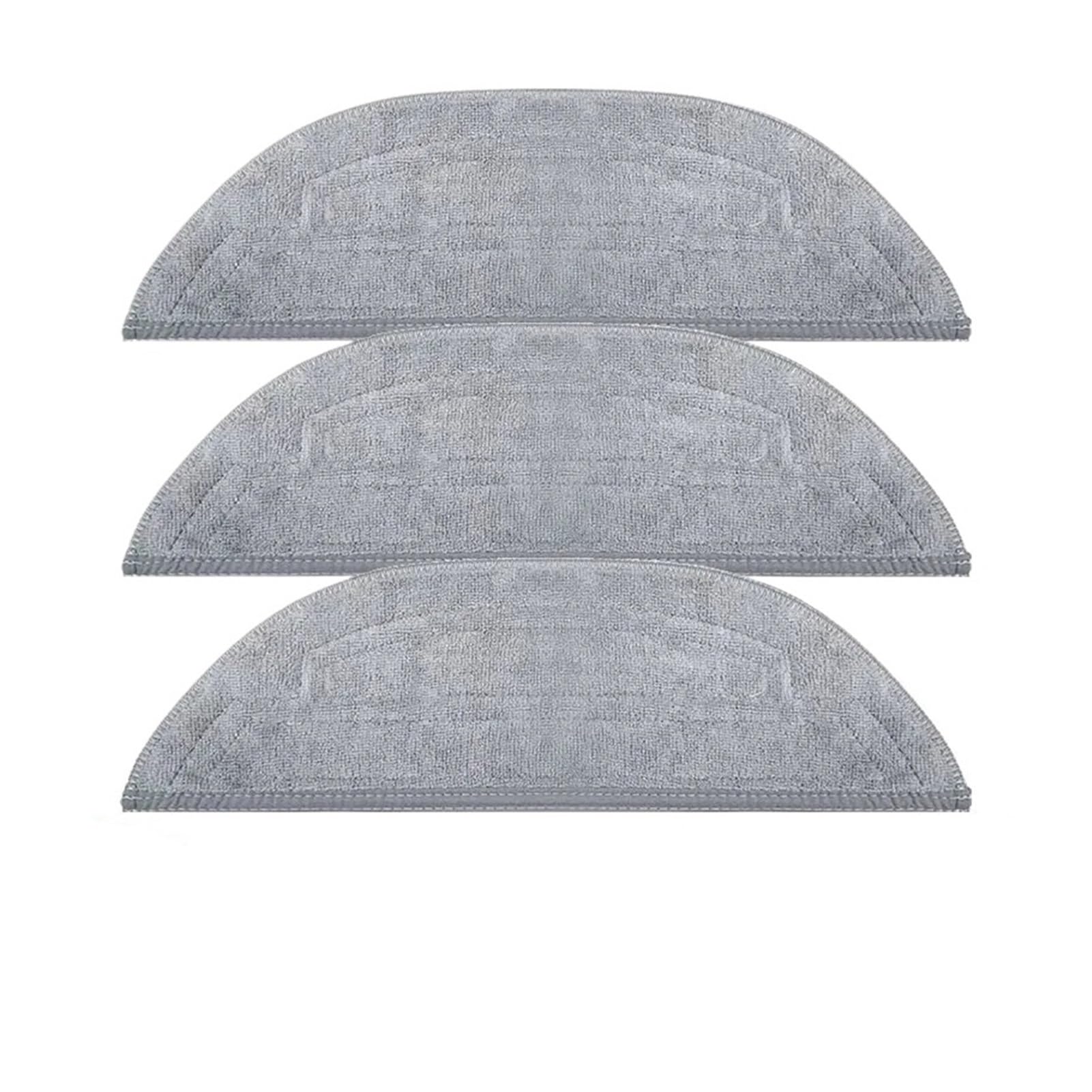 SZRAYZFTI Compatible For Roborock,S8 Maxv UltraG20S Shock Mop Cloth Round Rag Robot Vacuum Cleaner Accessories Parts(3 pcs)