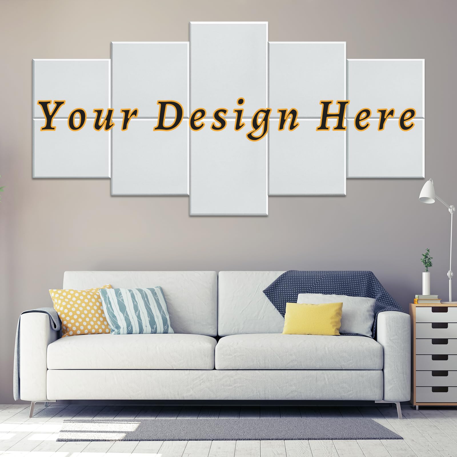 MecTo 10 Pack Custom Soundproof Panels, Personalized Sound Absorbing Wall Art, Customized Acoustic Panels, Self-Adhesive Acoustic Panels Home & Office Decor (78.7×39.3in)