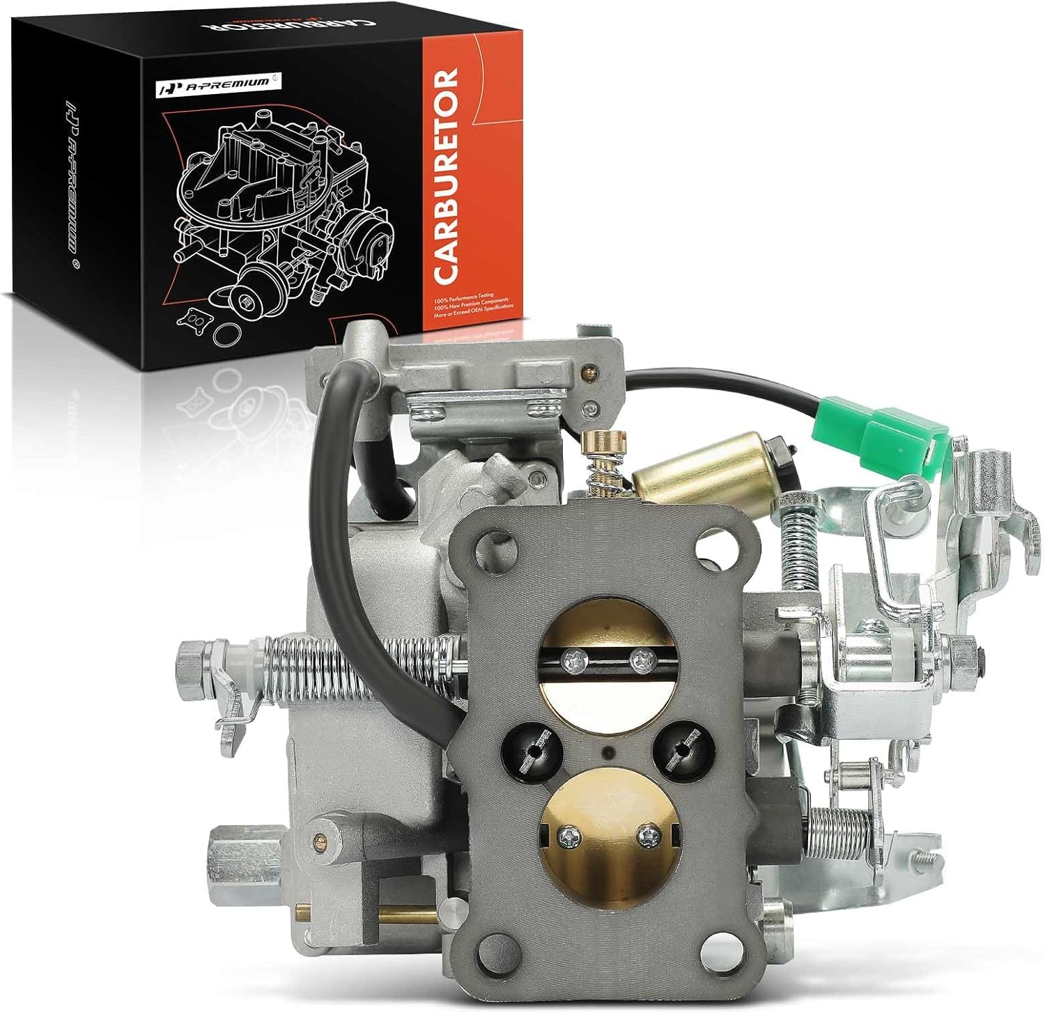 A-Premium 2 Barrel Carburetor Compatible with Toyota Corolla 1979-1987, corolla ke70 1979-1987, LITEACE 1973-1979, Starlet 1977-1981, Townace 1979-1981, sprinter 1973-1978, Manual, Replace# 2110013170