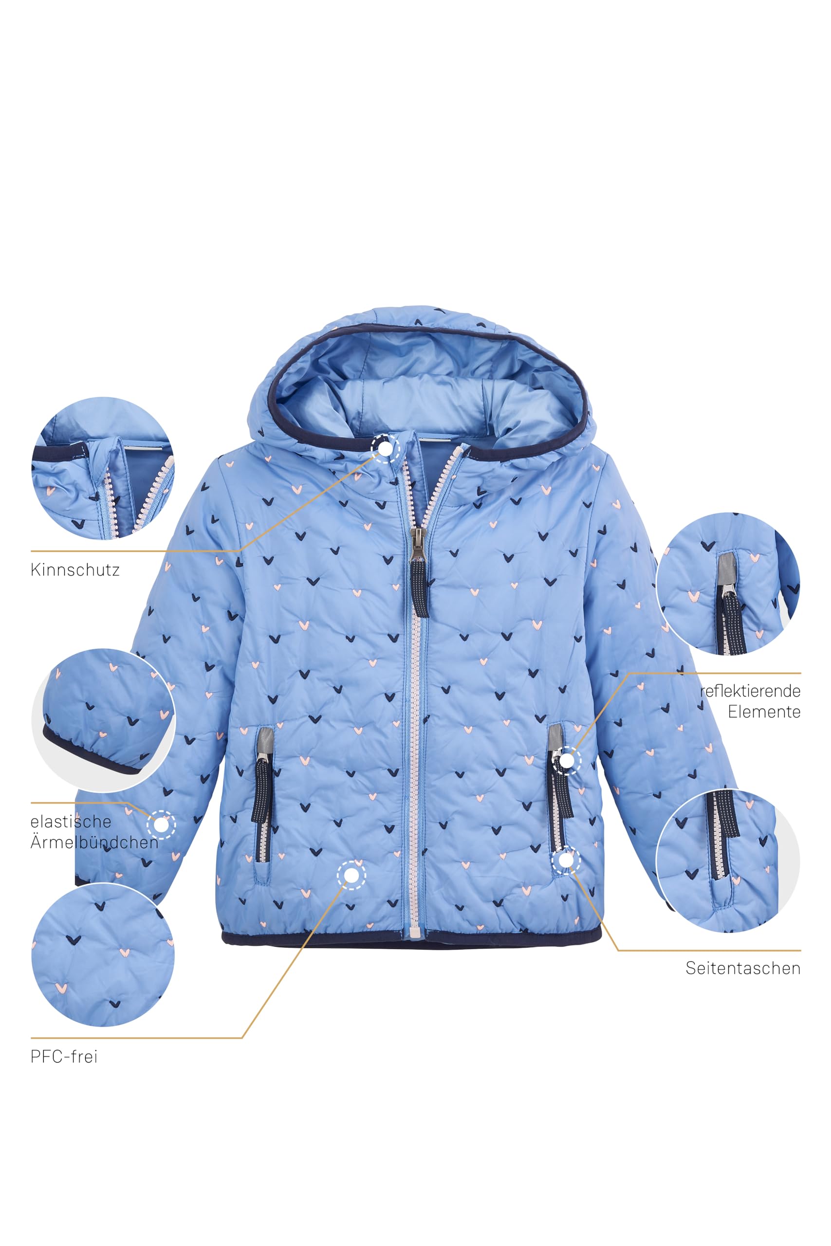 first instinct by killtec Unisex Fios 67 Mns Jckt Wattierte Jacke mit 3D Effekt und Kapuze/Outdoorjacke