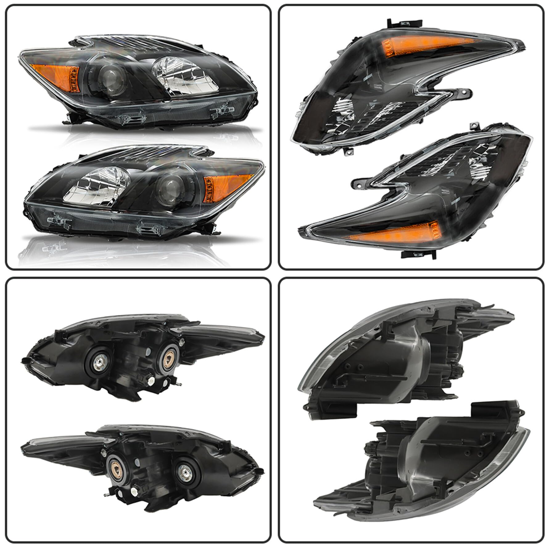 Amazon.com: munirater 1 Pair Headlights for 2012 2013 2014