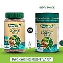 Sweetch Natural Coconut Sugar 350 gm Each Jar Healthy Replacement for Sugar, Unrefined Natural Sweetener | Contain Minerals, Low GI, No Chemical & Free Flow | For Baking & Cooking (Pack of 4) gallery image