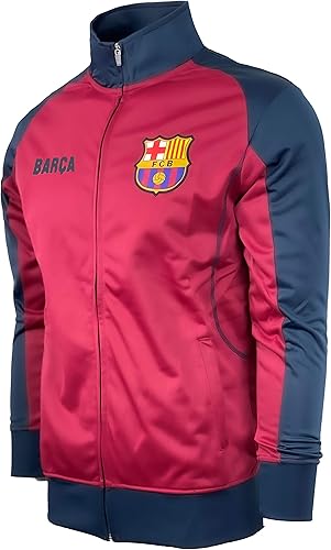 Miniatura 5 de Chaqueta deportiva Barcelona para niño, chaqueta Barcelona con cremallera completa, tallas juveniles