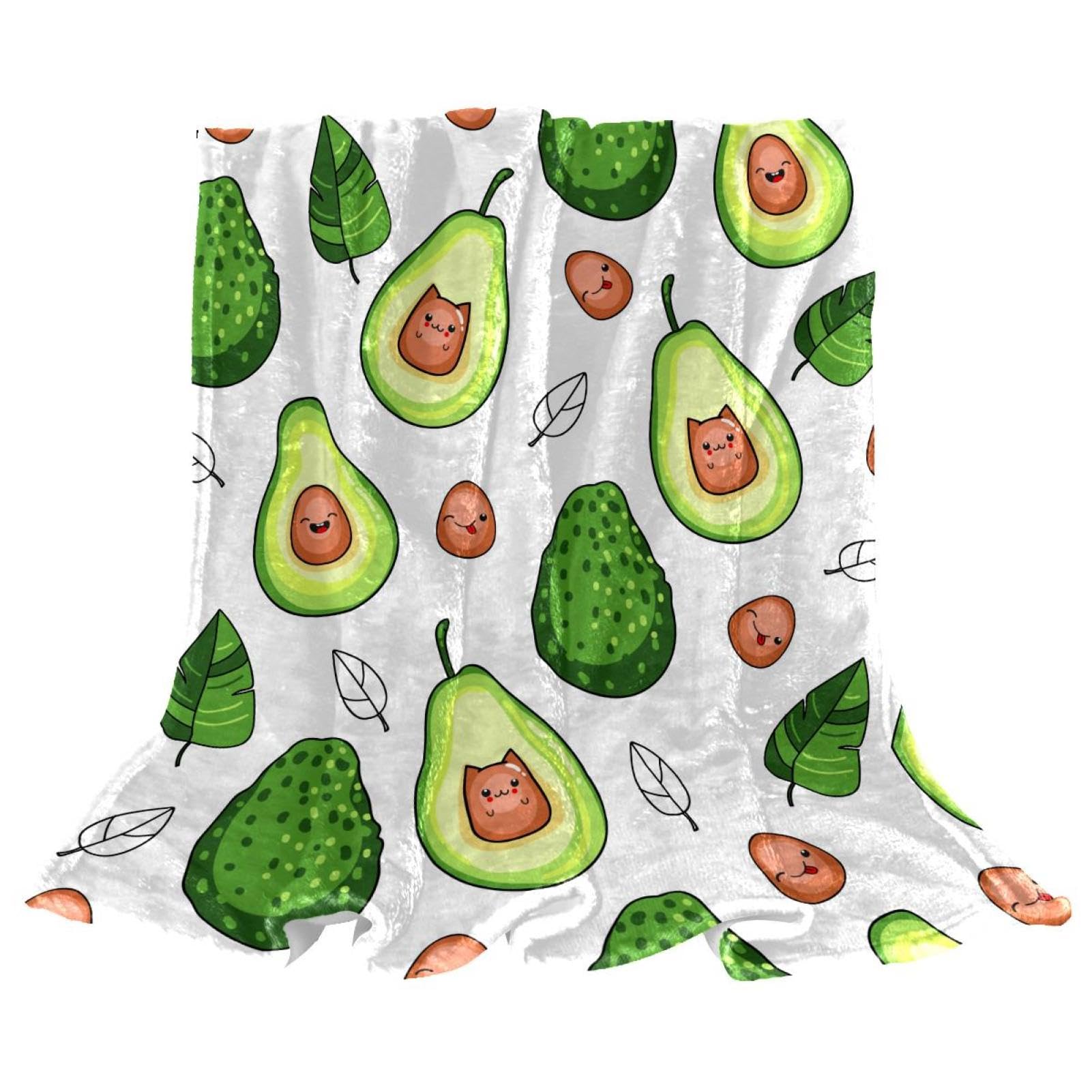 Couverture de lit avocat en polaire premium pour chambre et salon