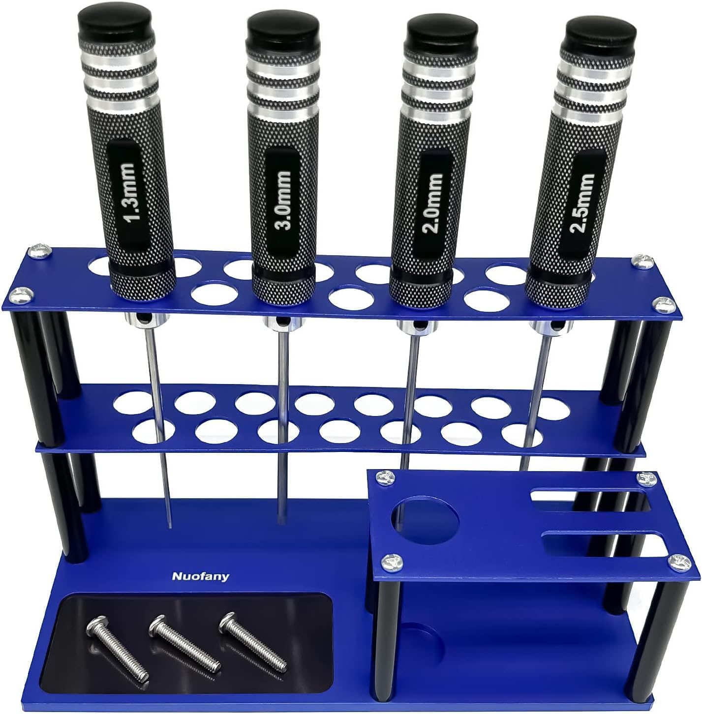 RC Tools Screwdriver Organizer Kit with Built In Screw Tray Pliers Rack Set
