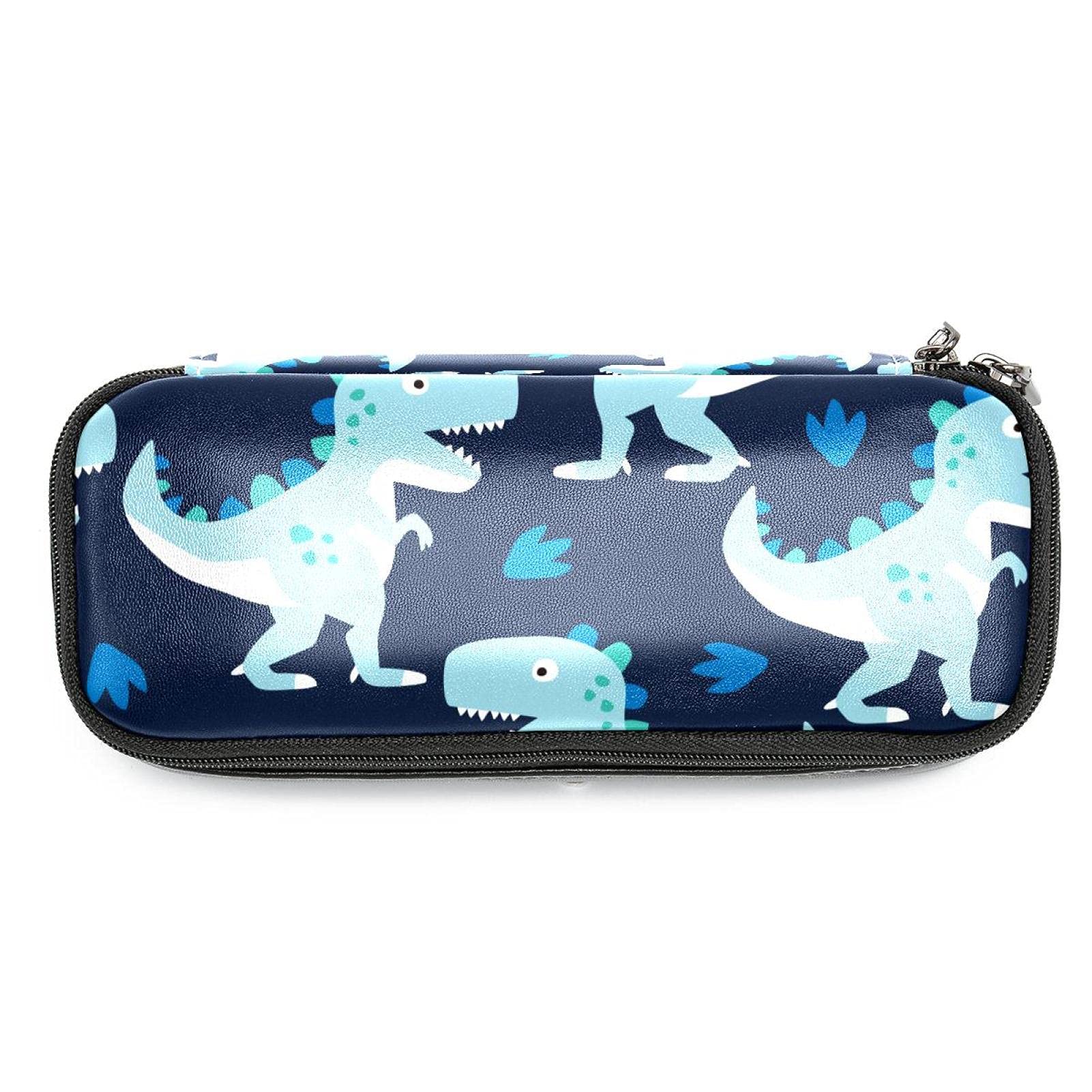 Astuccio Portapenne Bambini Dinosauro – Trasparente, Grande Capacità, 23x8x4 Cm