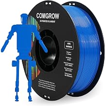 Comgrow ABS 3D Printer Filament, 1.75mm, Heat Resistant, 1kg, Black