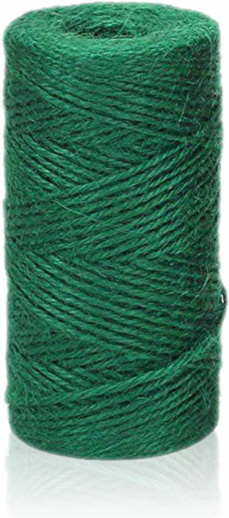 2 Rolls Green Hemp Garden Twine, Garden String Christmas Twine Natural