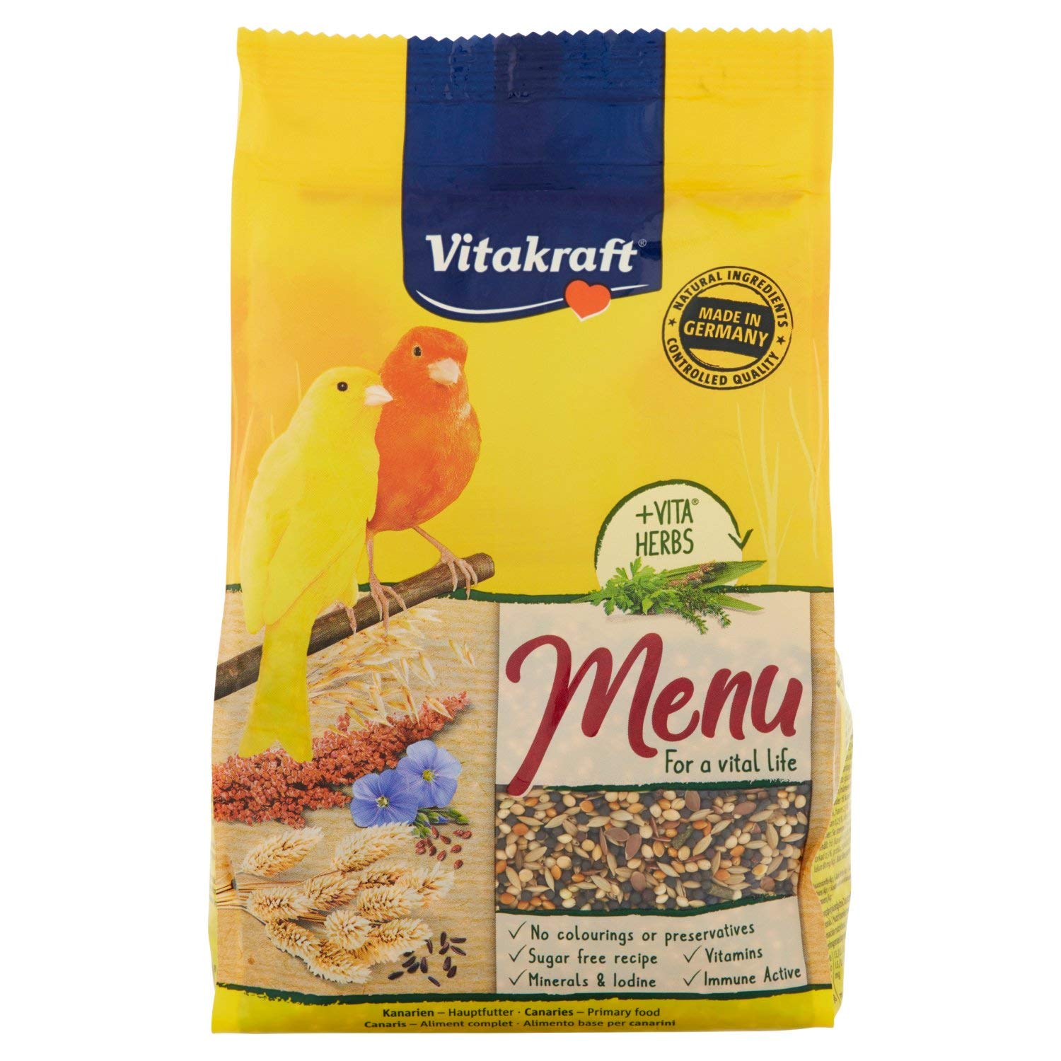 6 x Vitakraft Canary Menu 500g