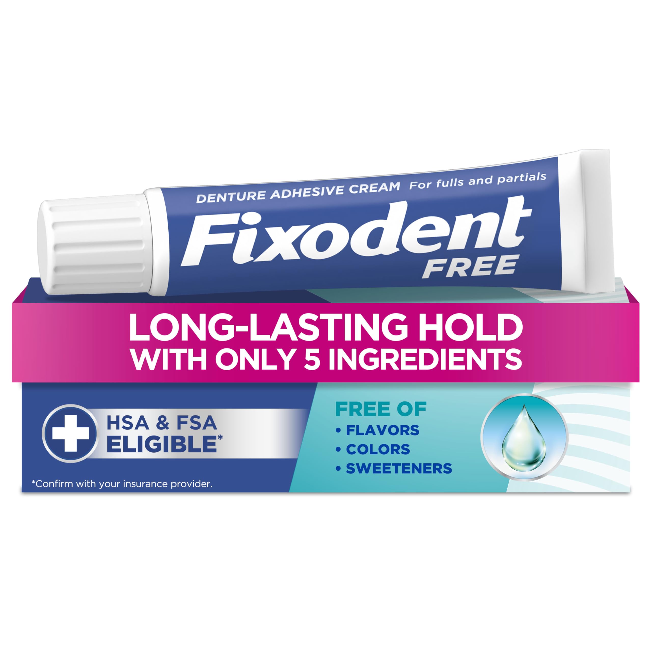 Complete Free Denture Adhesive Cream 2.4 Oz