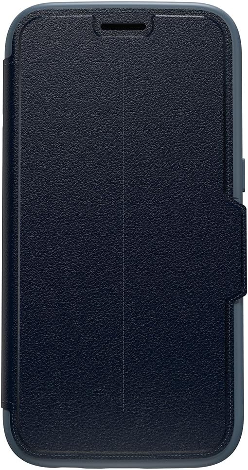 OtterBox STRADA SERIES Leather Wallet Case for Samsung Galaxy S7 - Retail Packaging - TEMPEST NIGHT (TEMPEST BLUE/NAVY BLUE LEATHER)