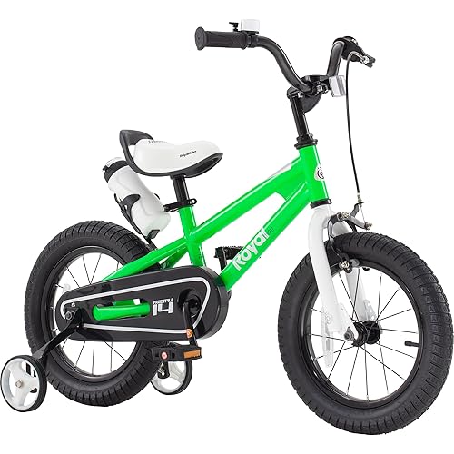 RoyalBaby Kids Bike Freestyle Classic & EZ Balance Pedal Switchable Bicycle, 12 14 16 18 Inch, 3-10 Years Toddler to Big Kids