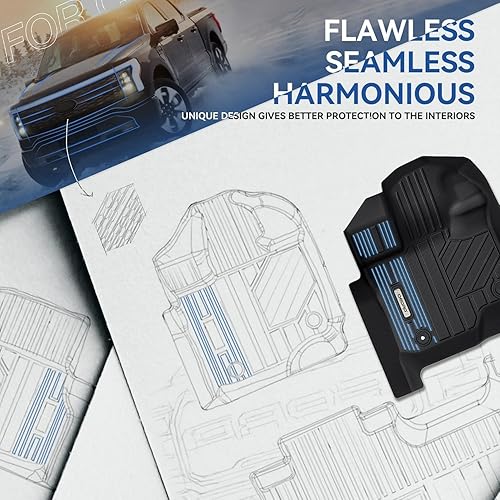 Vista 25 de OEDRO Alfombrillas mejoradas para Chevrolet Silverado 1500/GMC Sierra 1500 2019-2025 y Chevy Silverado 2020-2025/GMC Sierra 2500HD/3500HD Crew Cab