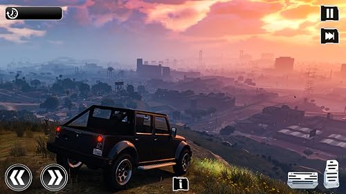 grand auto simulateur de crime de gangsters monde ouvert réel ville urbaine gangster vol guerre mafia rues jeu d'action – vue 3
