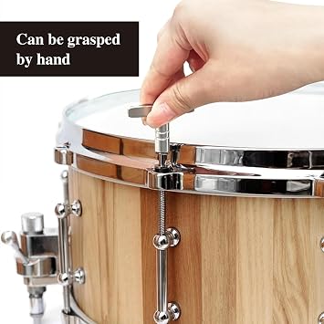 4PCS Drum Keys, Universal Drum Tuner with Continuous Standard Motion Speed Key, Extended for Fast Easy Tuning