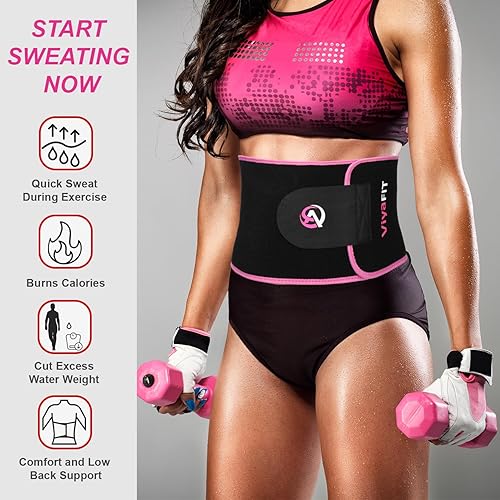 Miniatura 9 de Viyafit Cinturón reductor de cintura, entrenador de cintura premium para mujeres y hombres para perder peso