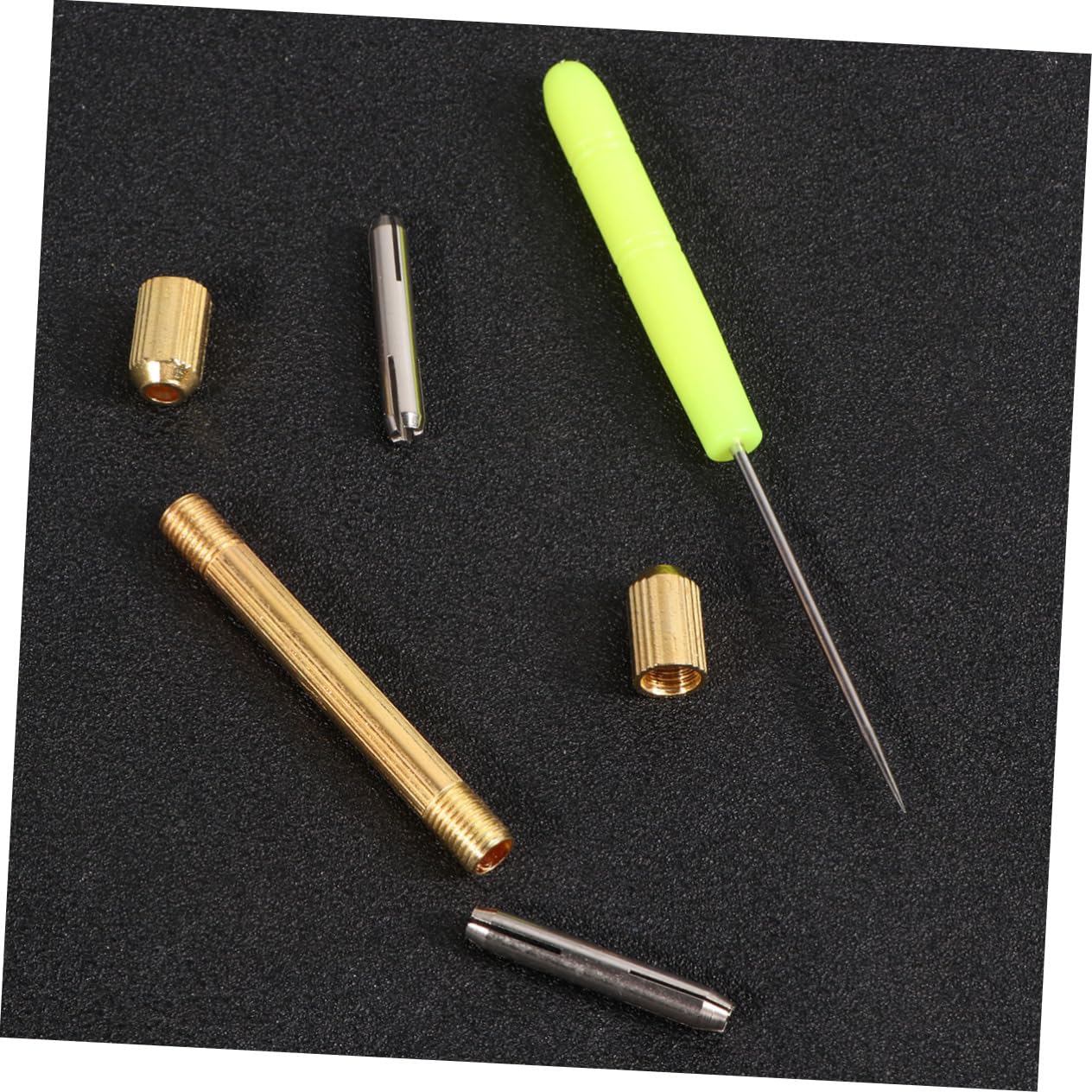NUOBESTY Agujas De Tejer 18 Piezas herramienta de extensión de cabello aguja de crochet de silicona aguja de ganchillo de microtamaño constituir peluca cuero falso tejer bebé