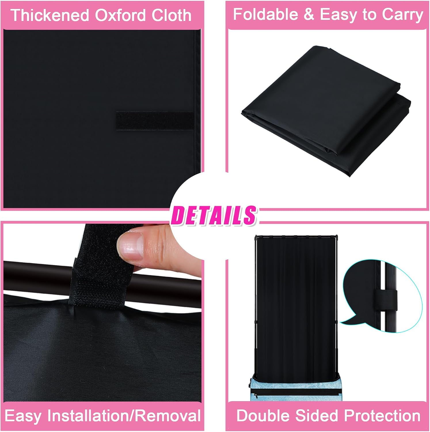 Privacy Curtain for Dance Bag Suitcase, Dance Competition Bag Accessories image 3