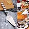 Profesyonel Paslanmaz Çelik Pasta Spatulası, Gümüş Renk, Pizza ve Tatlı Servis Aparatı, Ergonomik Saplı, Çok Amaçlı Mutfak Aracı Spatula