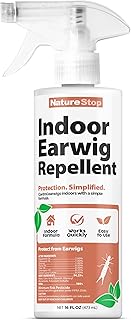 Indoor Earwig Repellent Spray, Residue-Free Earwig Deterrent for Baseboards & Bathrooms, 16 oz (475mL)