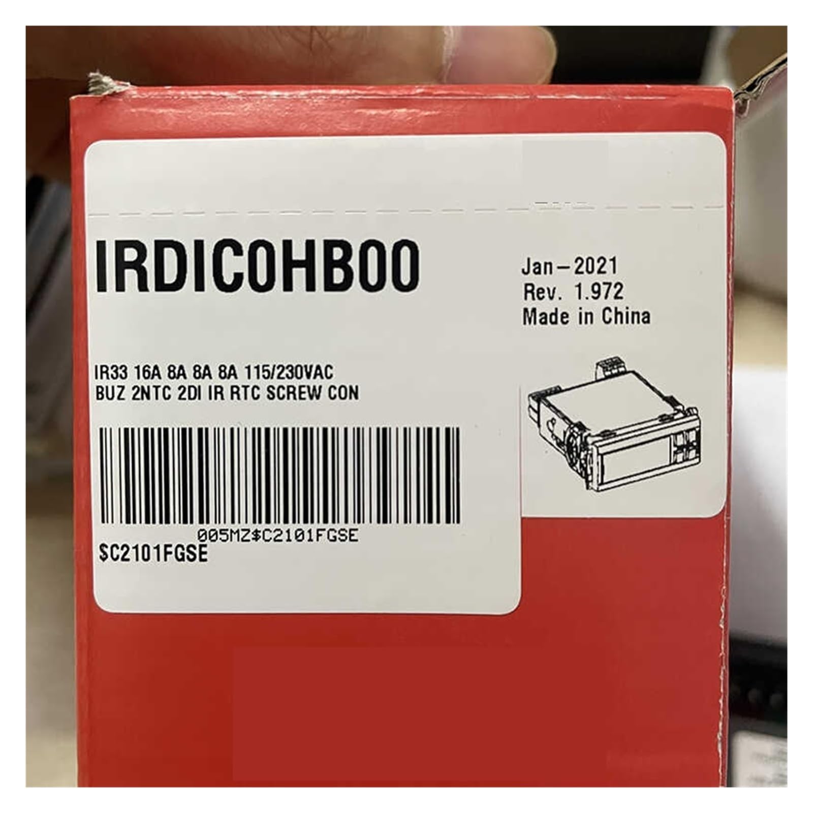 Regulator temperatury termostatu lodówki regulator temperatury IRDIC0HB00