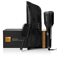 ghd Duet Style Gift Set – Piastra asciugacapelli 2-in-1 con spazzola ghd paddle brush