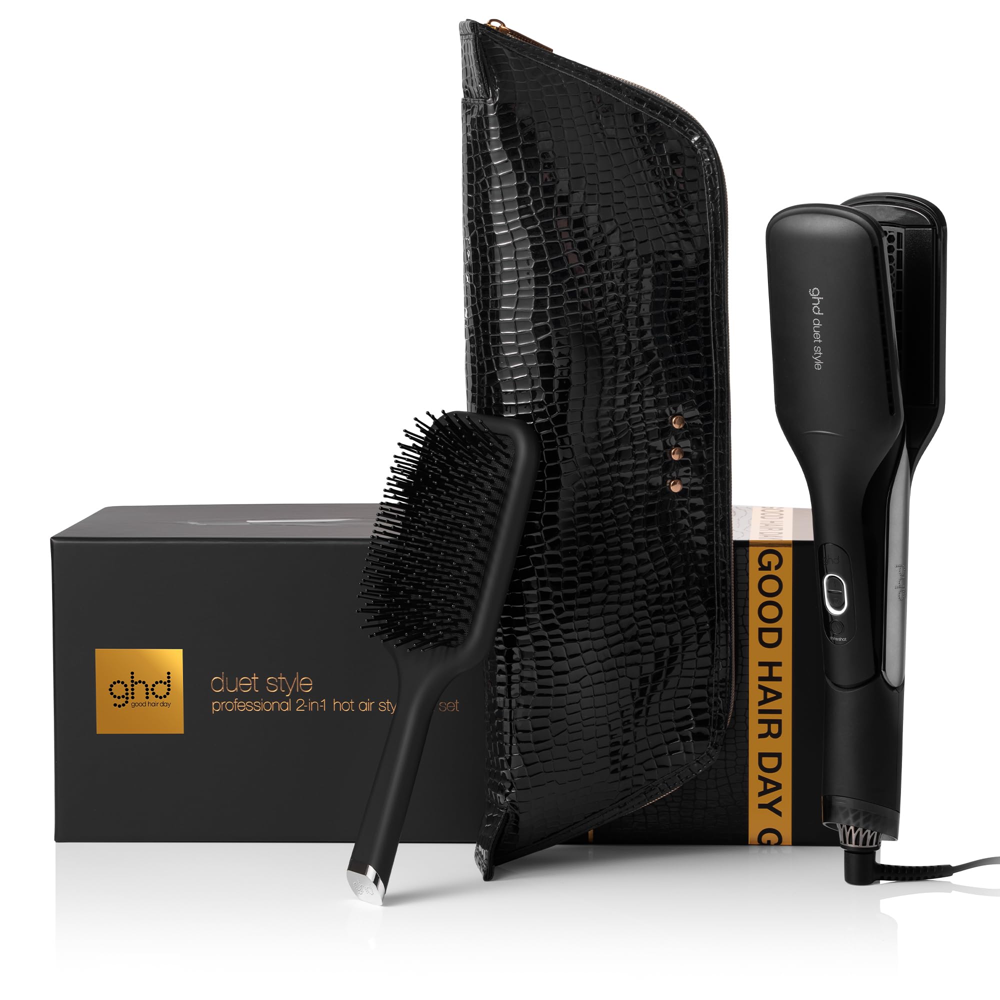 ghd duet style gift set negro Plancha de aire caliente 2 en 1