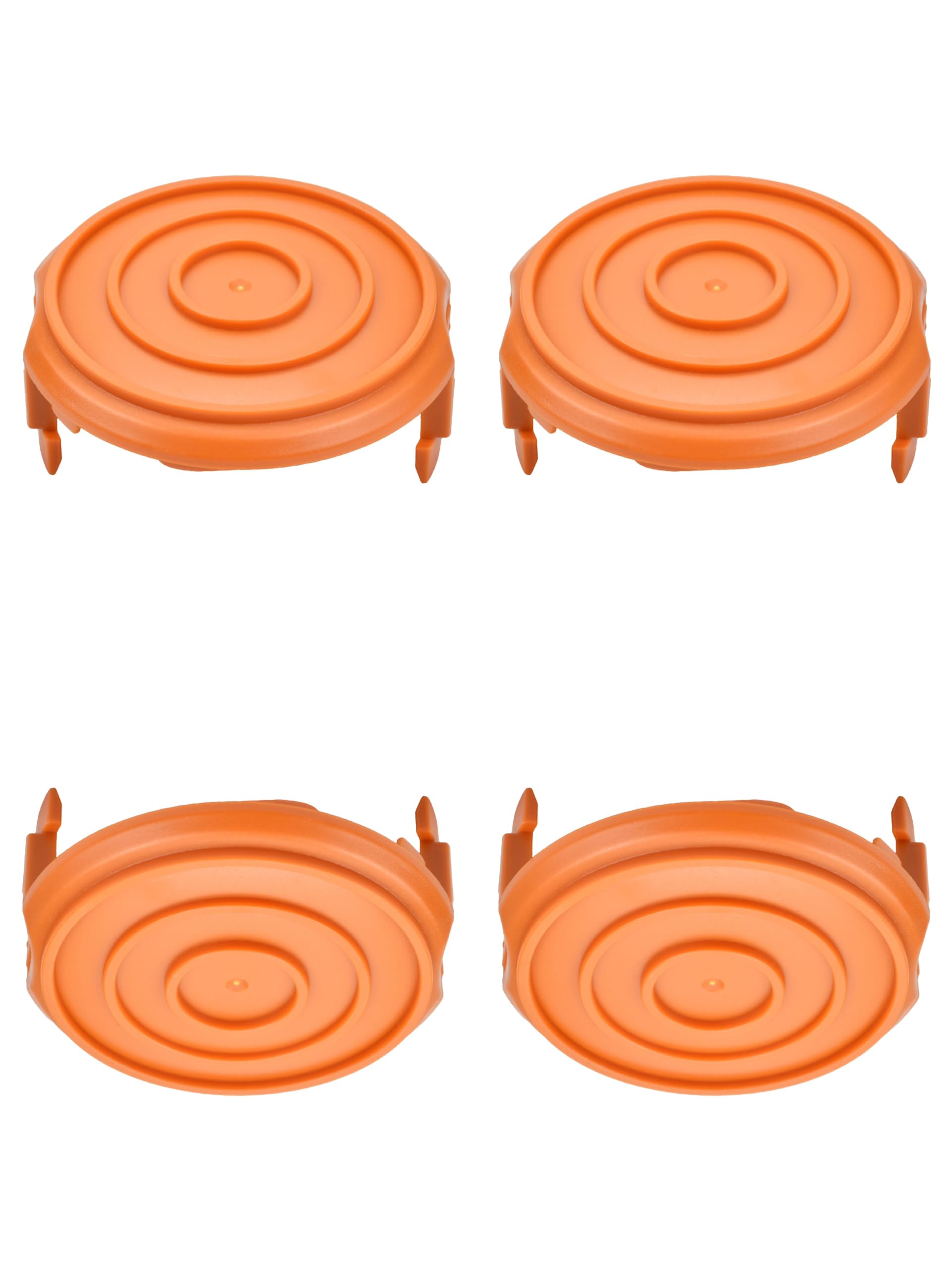 TTocenb WA0216 WG116 WG119 Spool Cap Cover String Trimmers Compatible Fits 50022833 50019417 Grass WA0007 WG119 Lawn mower mower orange Replacement For WORX Part Assembly pack of 4