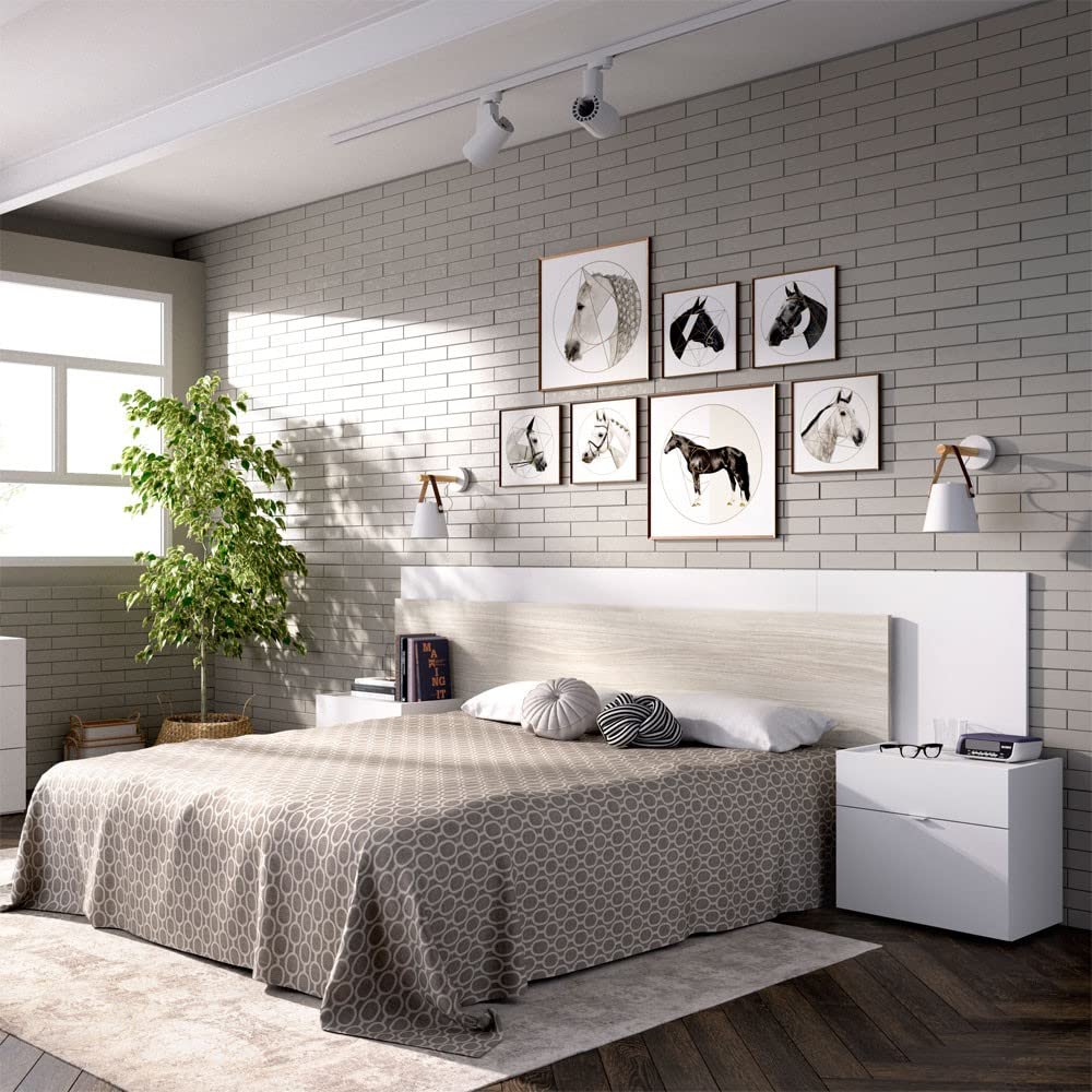 Rimobel Alice Cabezal, Madera, Blanco/Natural, De Matrimonio